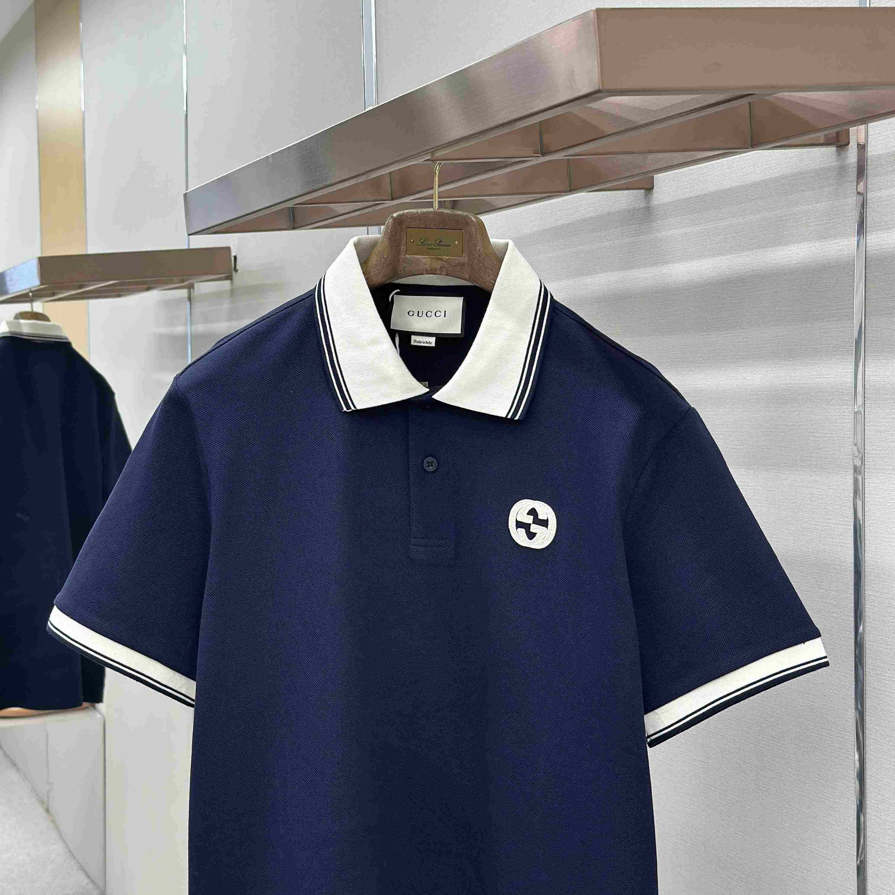 Gucci Interlocking G Piqué Polo Shirt - DopestKickz