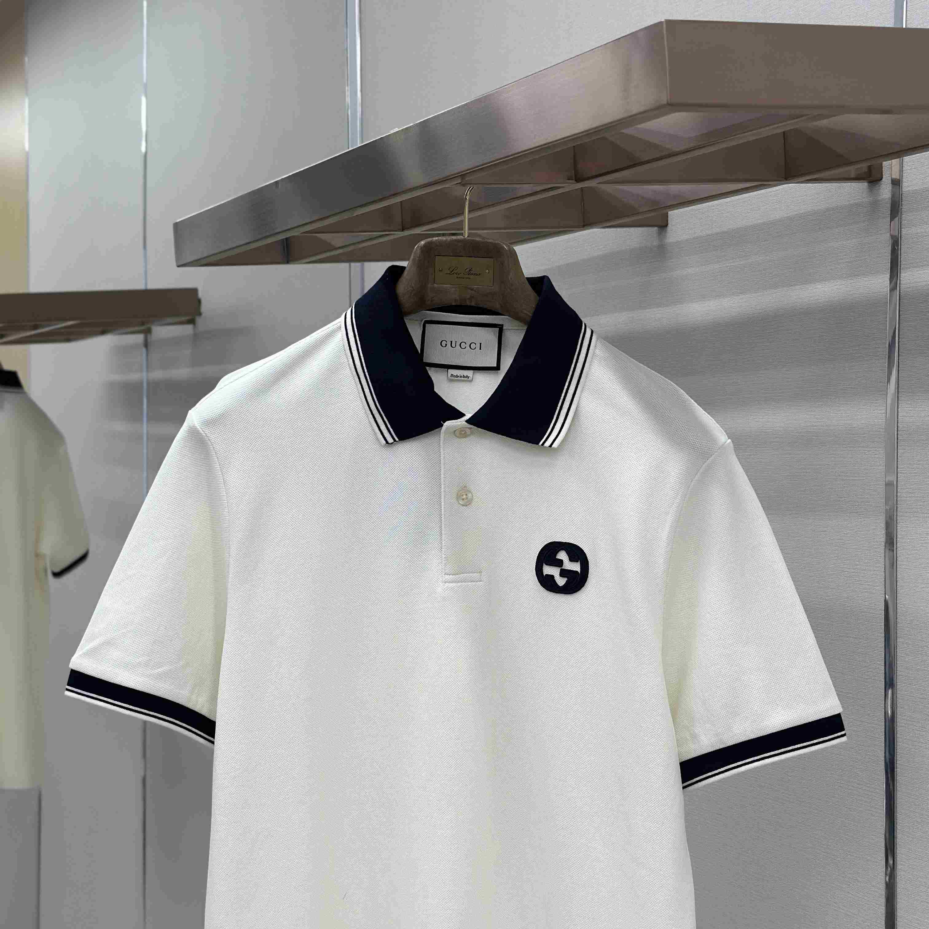 Gucci Interlocking G Piqué Polo Shirt - DopestKickz