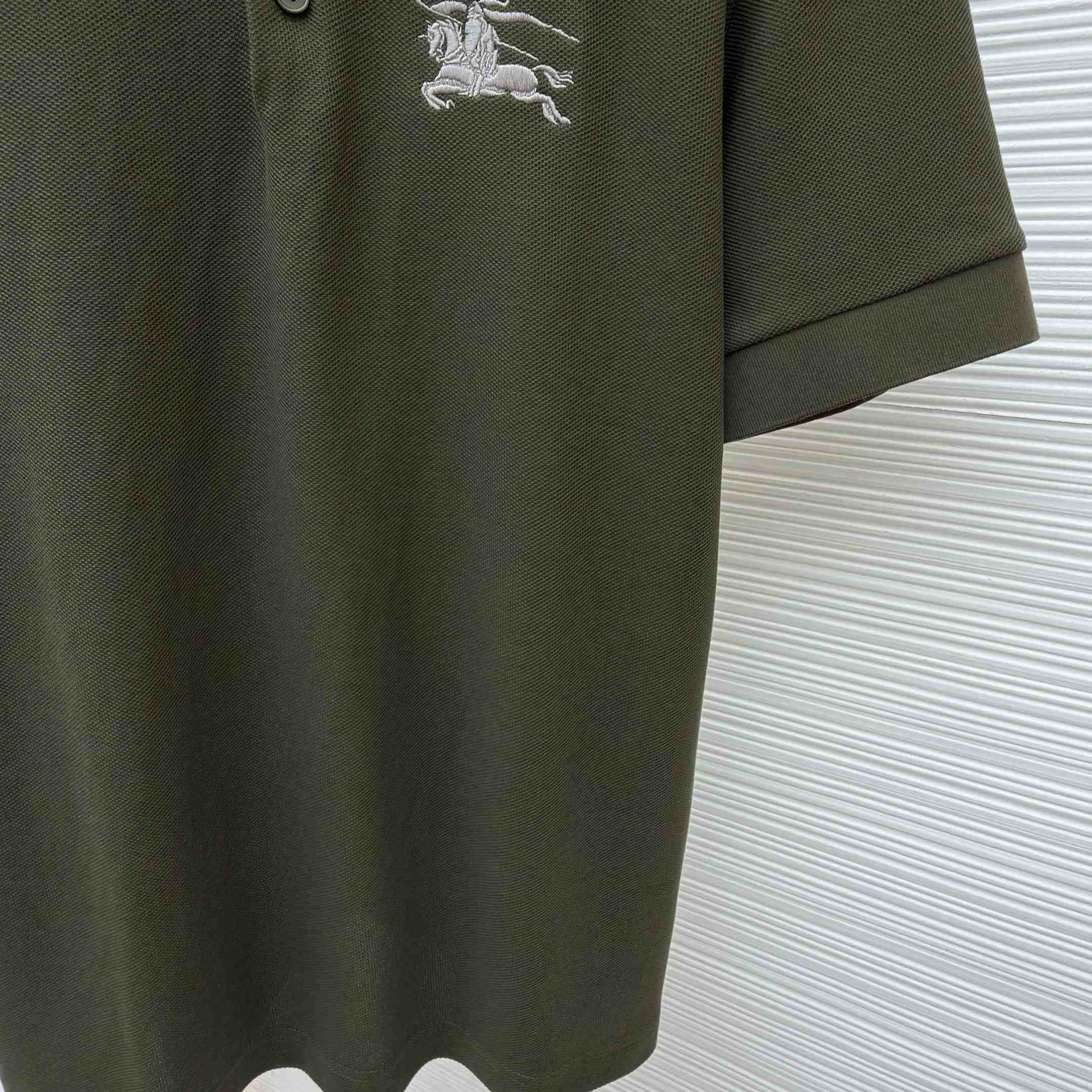 Burberry Knight Cotton Polo Shirt - DopestKickz