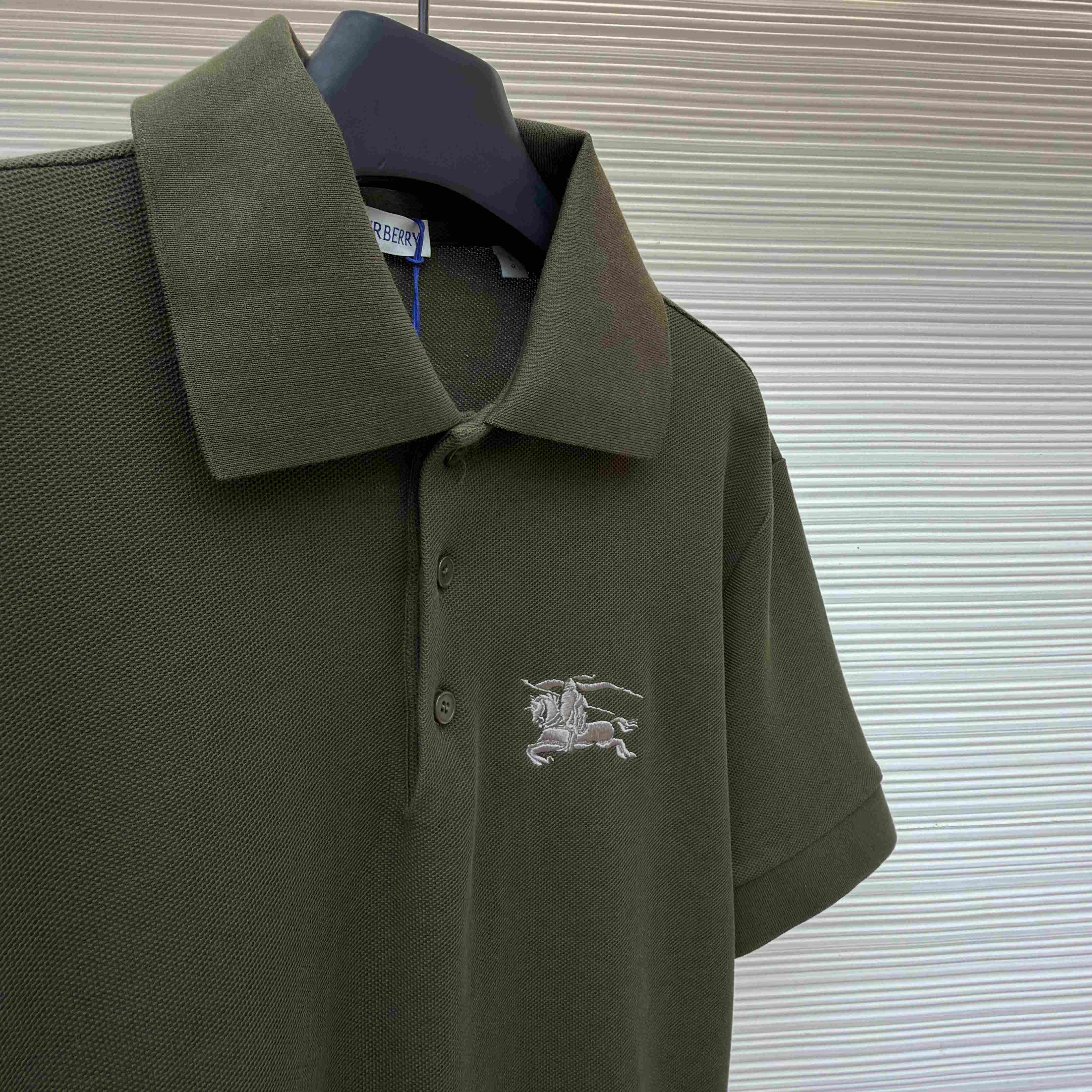 Burberry Knight Cotton Polo Shirt - DopestKickz