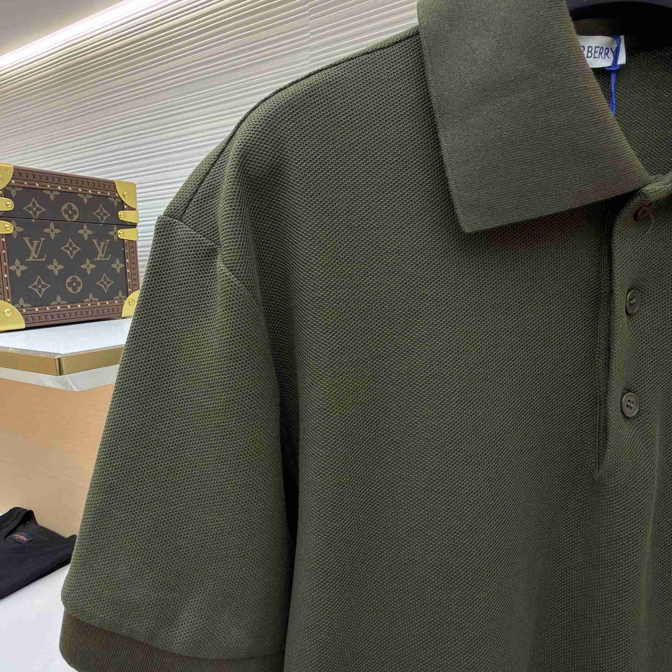 Burberry Knight Cotton Polo Shirt - DopestKickz