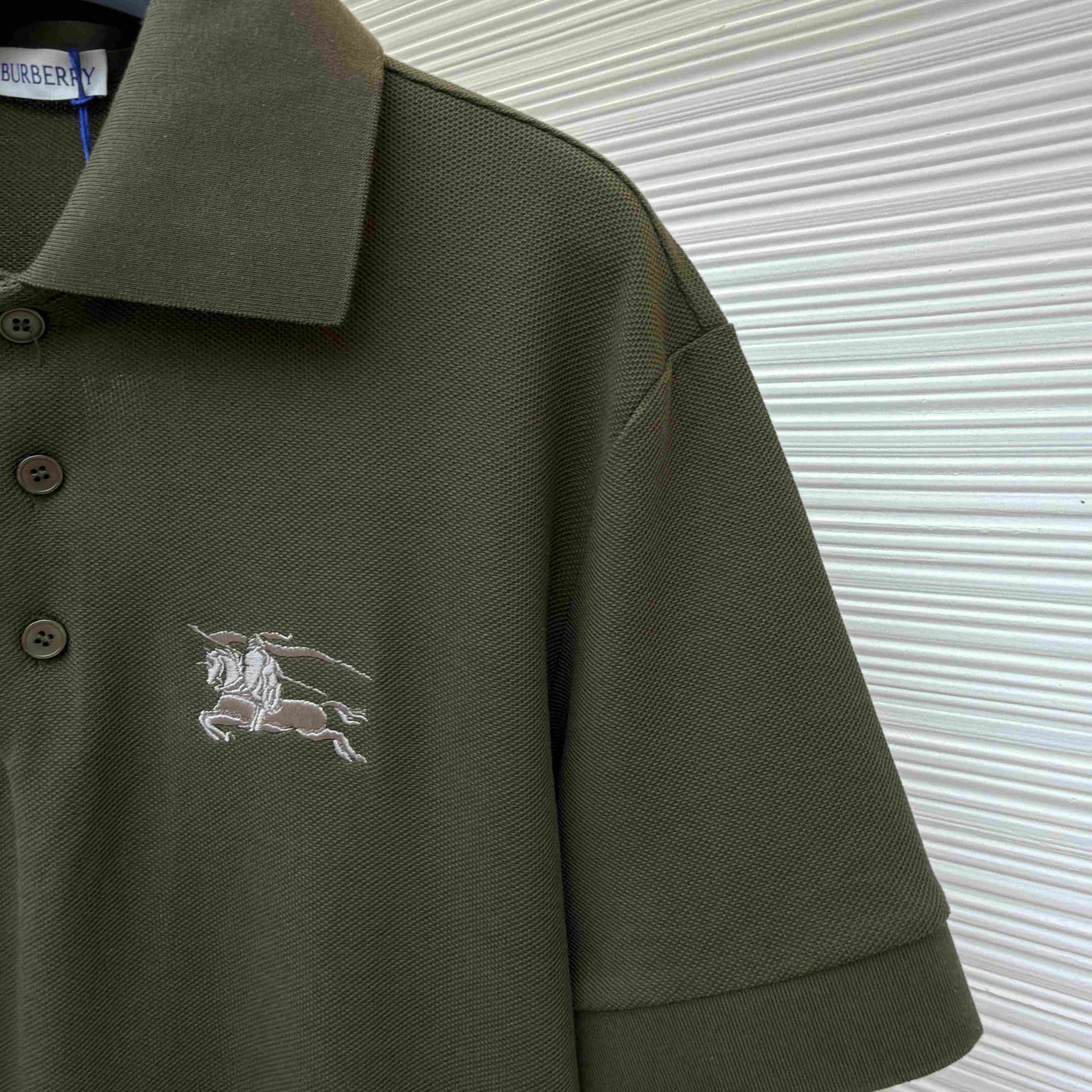 Burberry Knight Cotton Polo Shirt - DopestKickz