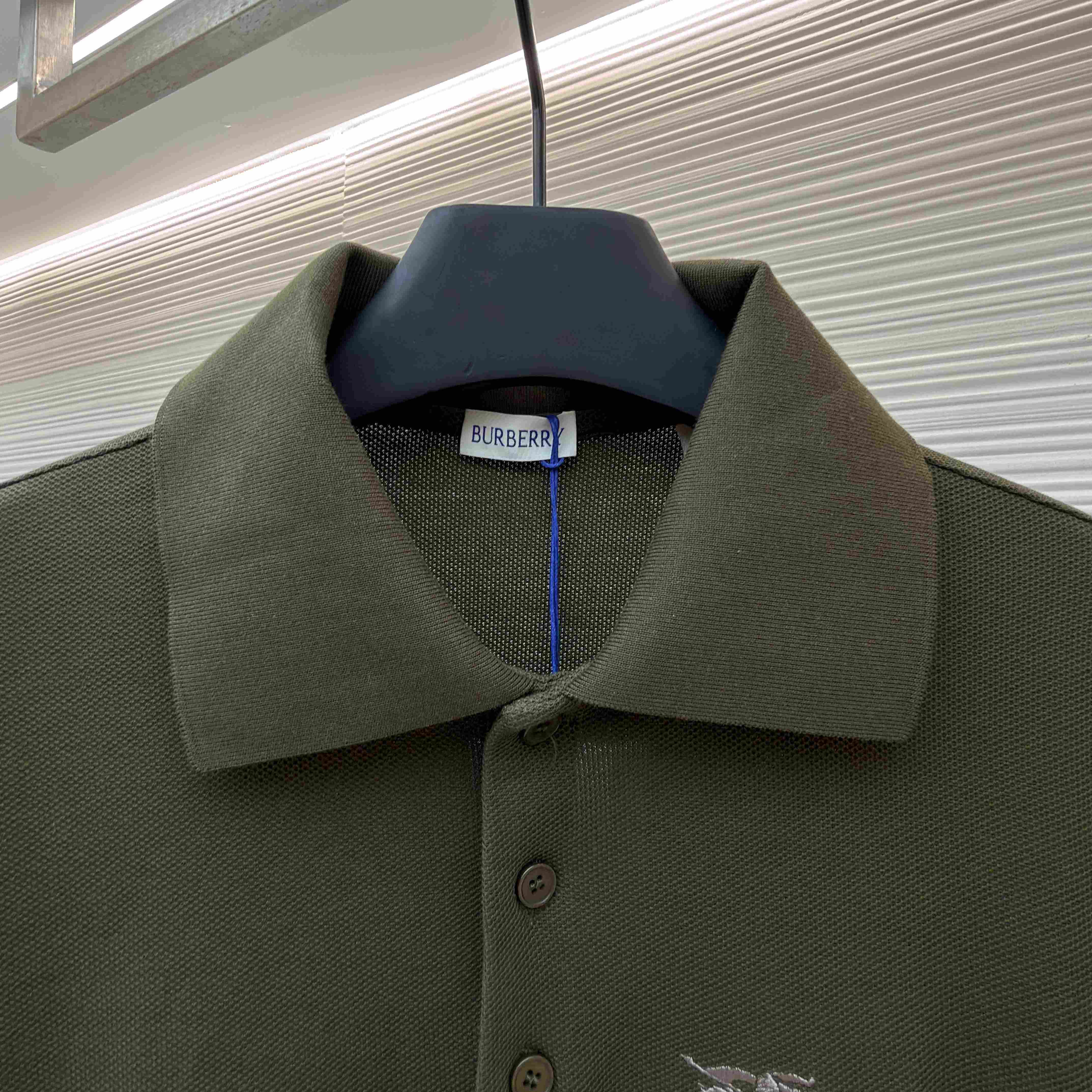 Burberry Knight Cotton Polo Shirt - DopestKickz
