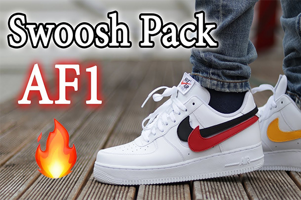 This Nike Air Force 1 Low Comes With Extra Removable Denim Swooshes - DopestKickz
